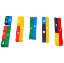 Load image into Gallery viewer, Wooden number bonds to ten Tray set
