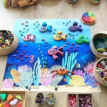 Load image into Gallery viewer, The Wonderie Play Cloth - Amongst Corals
