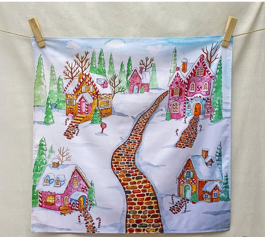 The Wonderie Play Cloth - Gingerbread Lane