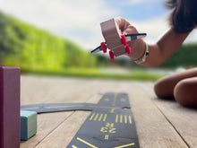 Load image into Gallery viewer, Way to Play - Airport Set with wooden aeroplane
