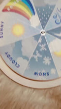 Load and play video in Gallery viewer, Wooden Weather Wheel
