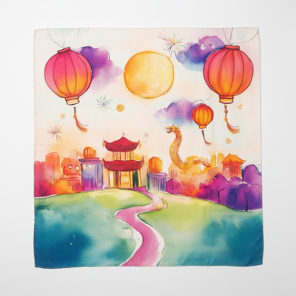 Storytime Scarves - Lunar Lanterns