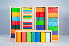 Load image into Gallery viewer, Rainbow Building block sets
