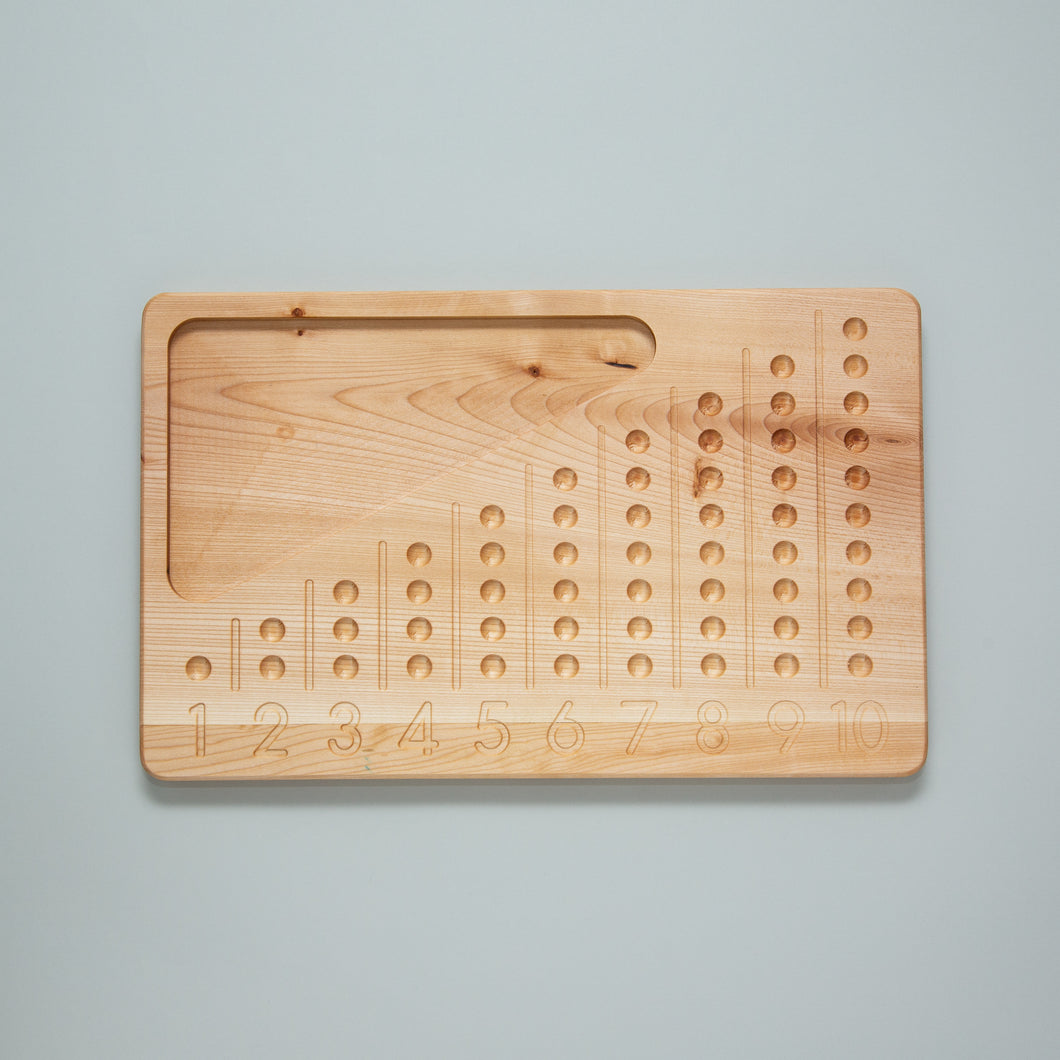 Wooden Number Counting Board