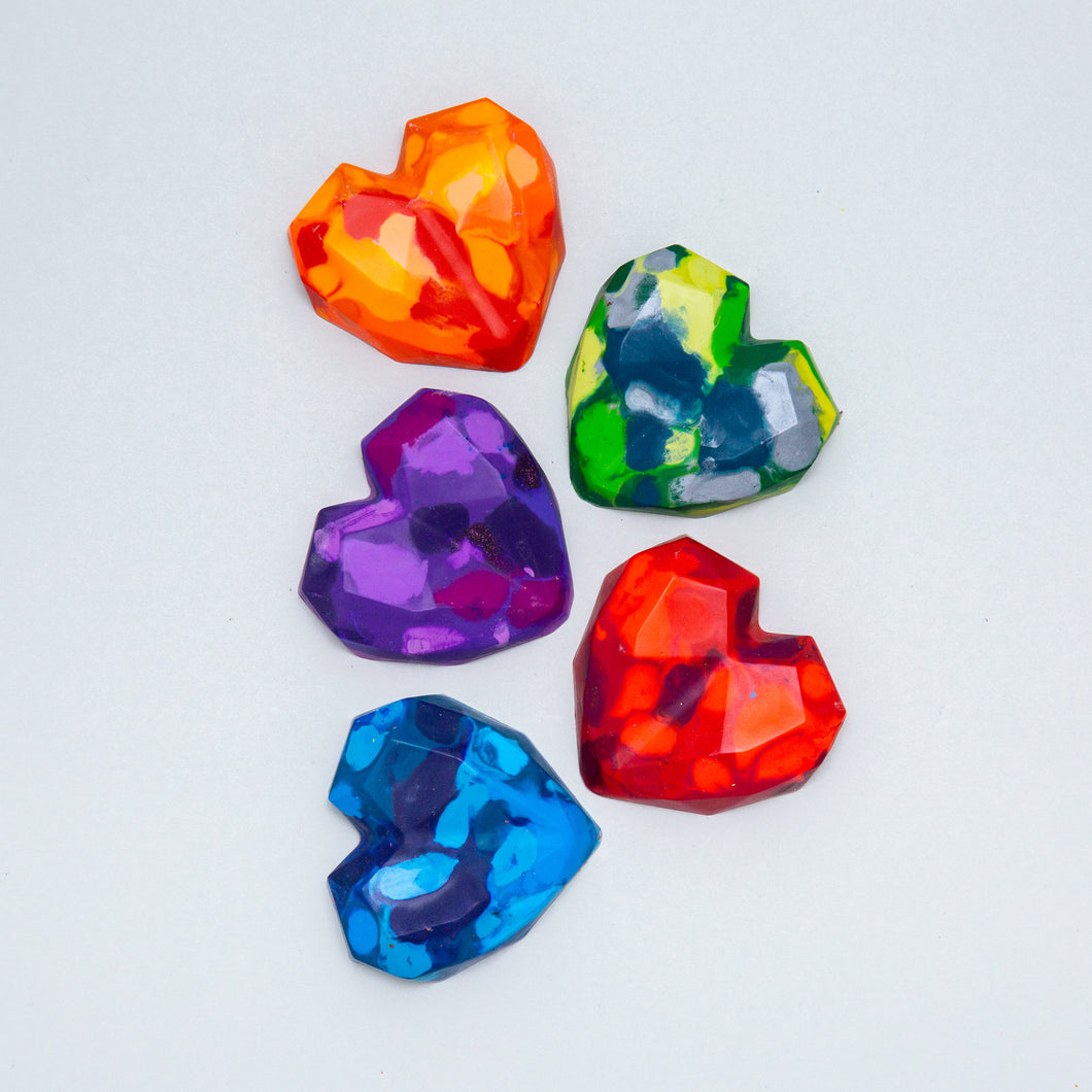 Crystal Heart Crayons