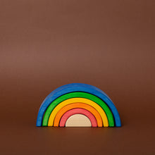 Load image into Gallery viewer, Mini Primary coloured Rainbow (Blue Top)
