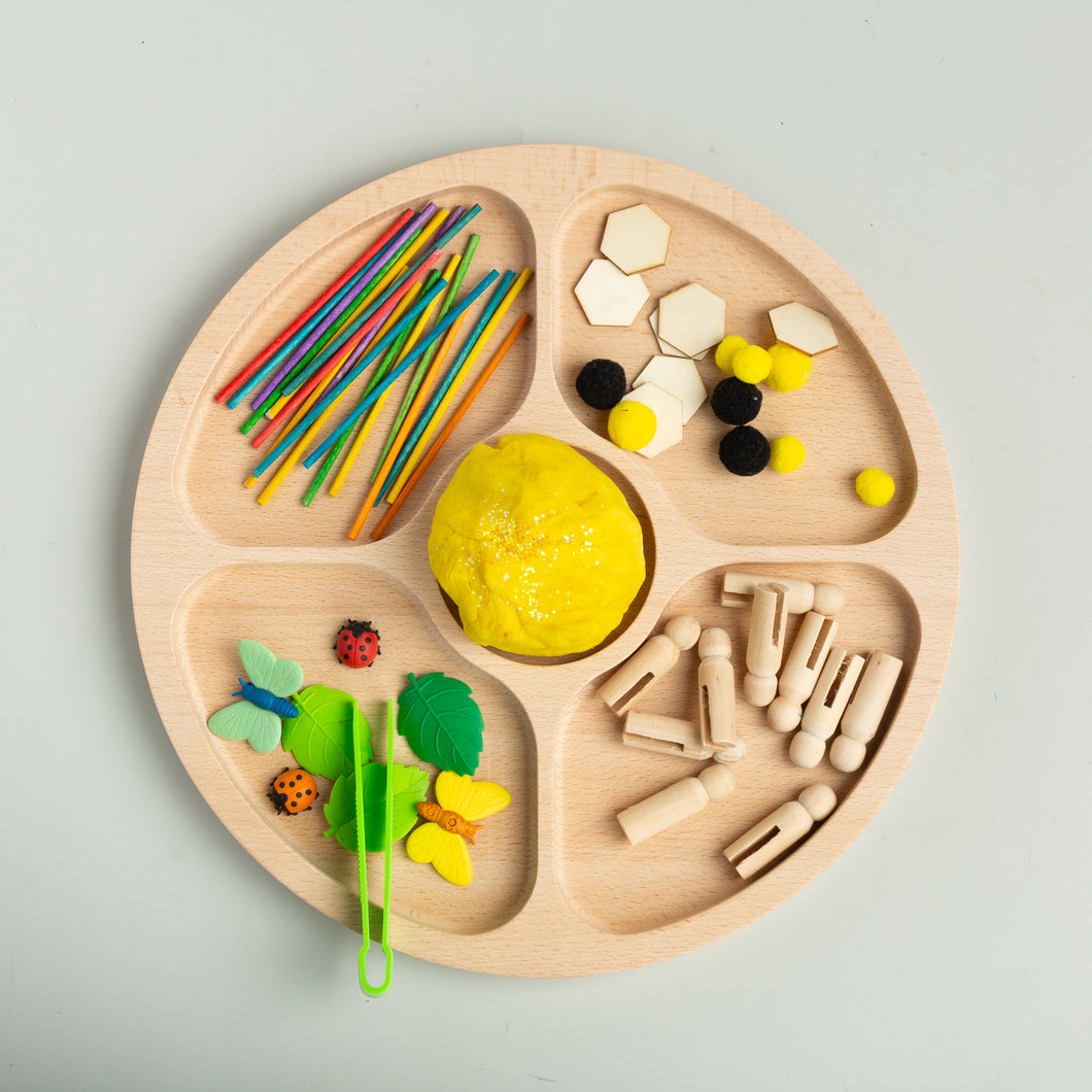 Round Loose Parts Tray