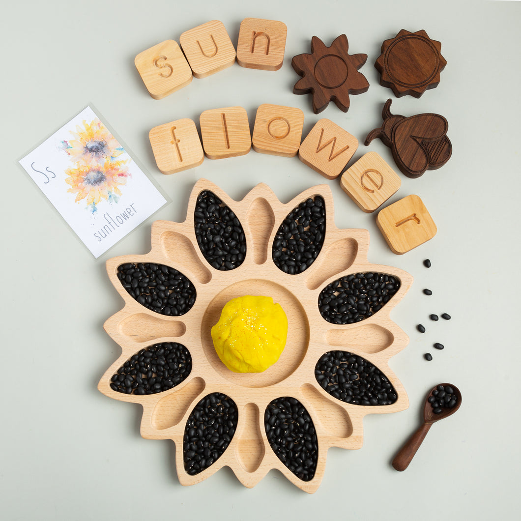 Sunflower Loose parts Tray