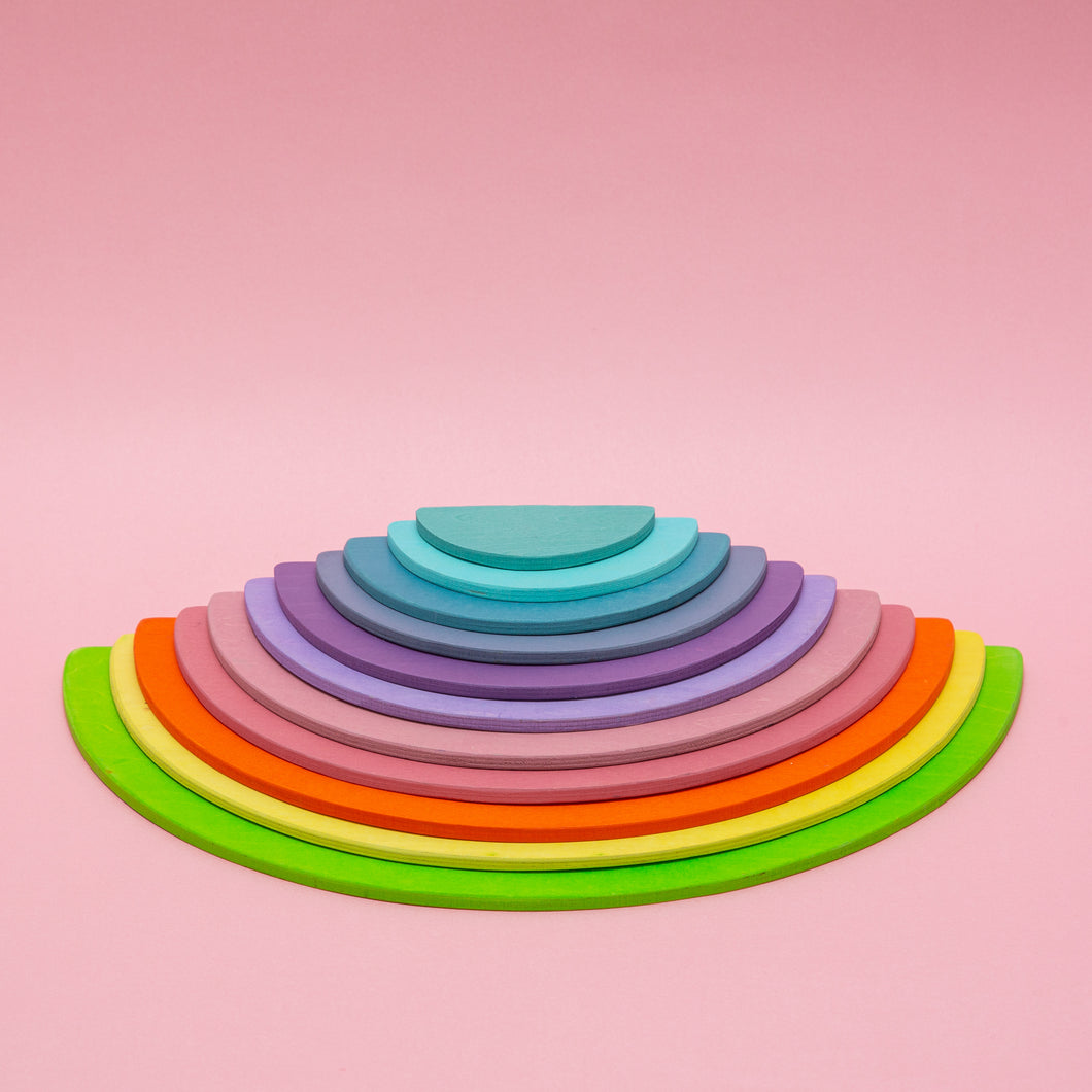 Wooden Semi-circle set (Pastel)