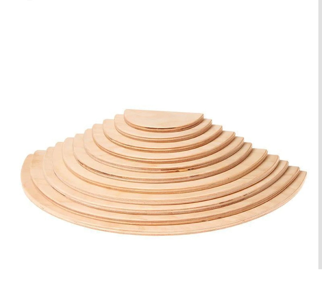 Wooden Semi-circle set (Natural)